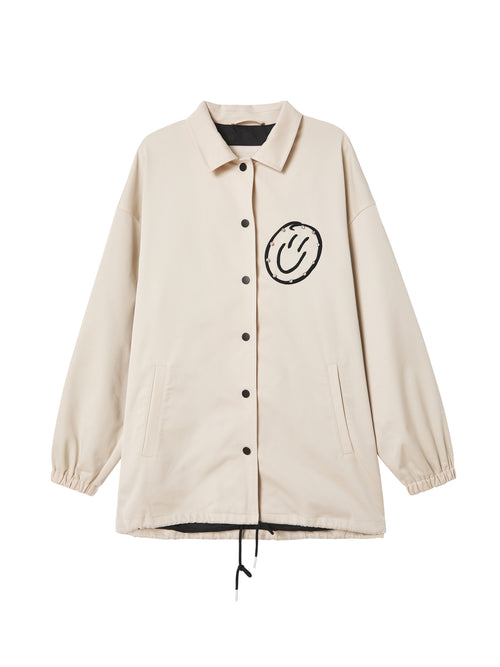 Rhinestone' Smiley' Shacket - Urlazh New York