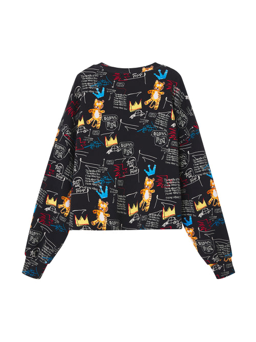 Tiger Graffiti Sweatshirt - Urlazh New York