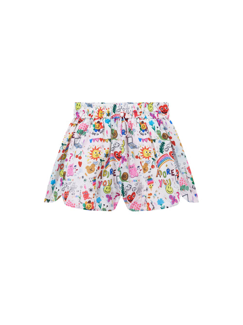 Cartoon Dreams Sporty Shorts - Urlazh New York