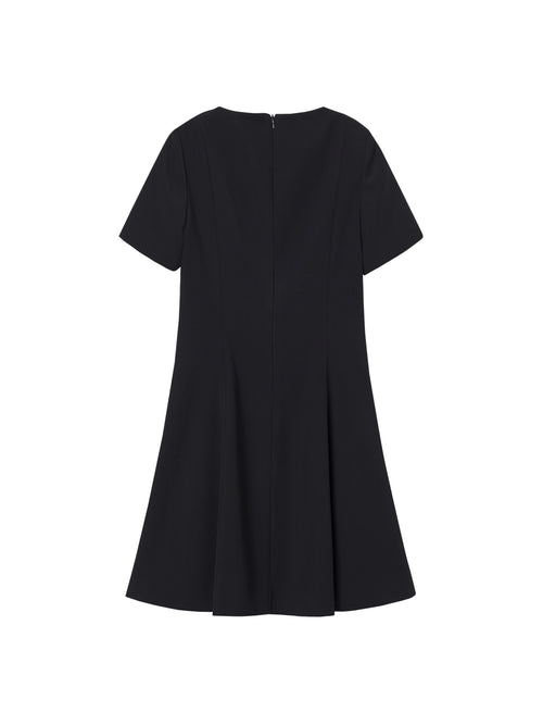 ROMA Rhinestone Skater Dress - Urlazh New York