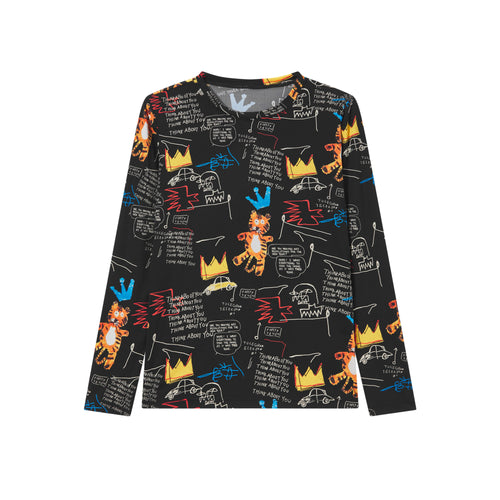 Tiger Graffiti Fitted Tee - Urlazh New York