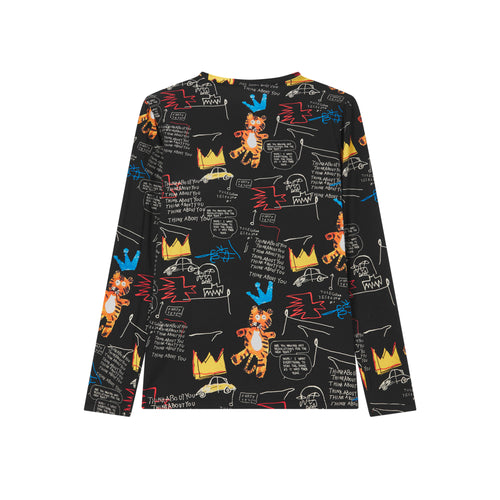 Tiger Graffiti Fitted Tee - Urlazh New York