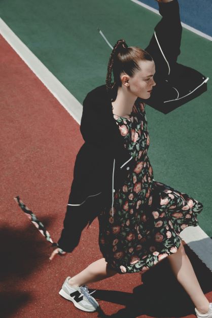 'Peach Blooms' Dress - Urlazh New York