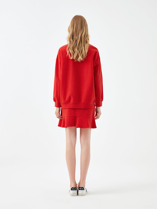 Red Layered Mini Skirt - Urlazh New York