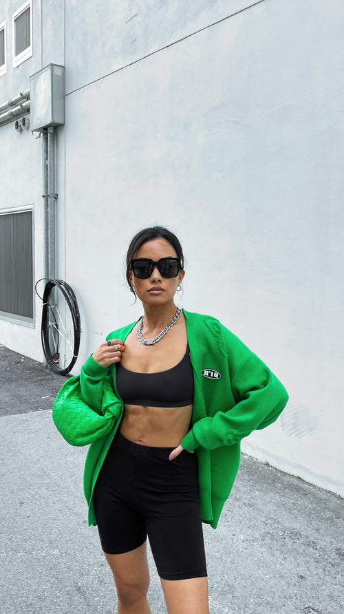 'Lucky Number' Wool Cardigan - Urlazh New York