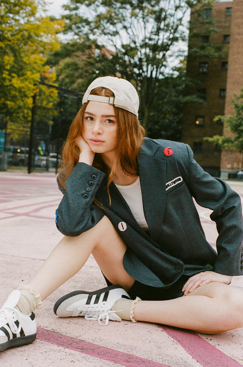 'Hollywood' Boxy Blazer-Sample - Urlazh New York