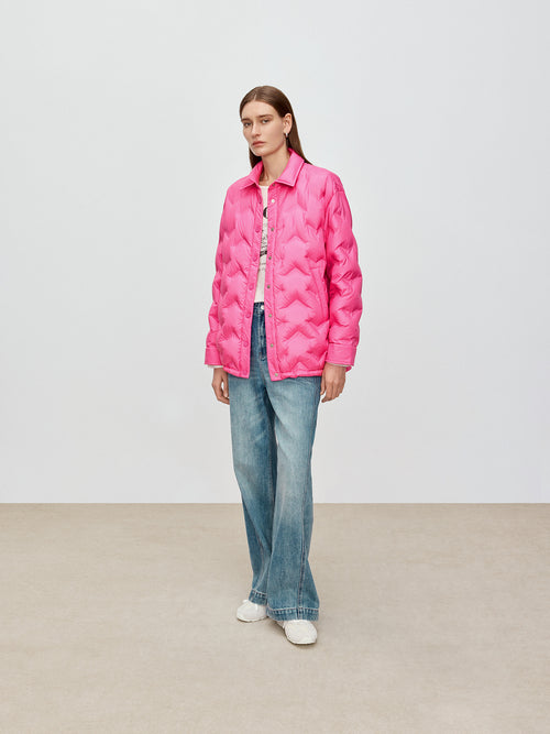 Yuanqi Rose Powder Lightweight Down