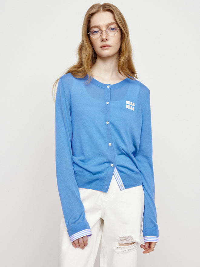 Sea Salt Blue Cardigan