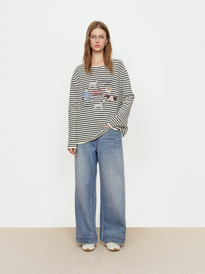 Miao Striped Sweater
