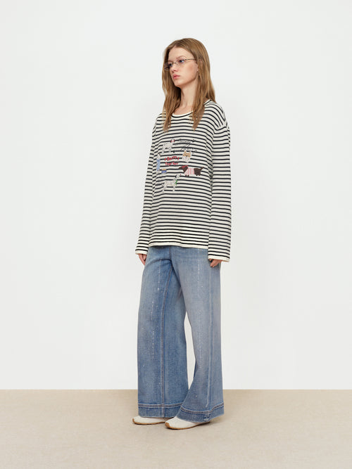 Miao Striped Sweater
