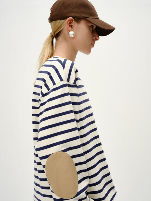 Vintage Loose Striped Tee