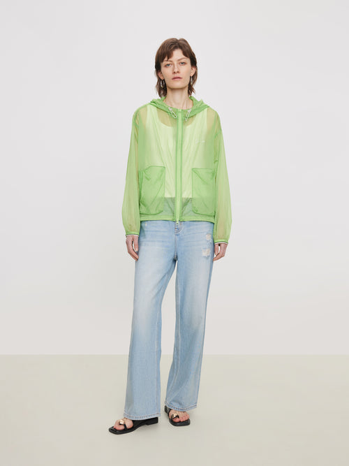 Veste légère en peau