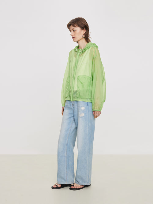 Veste légère en peau
