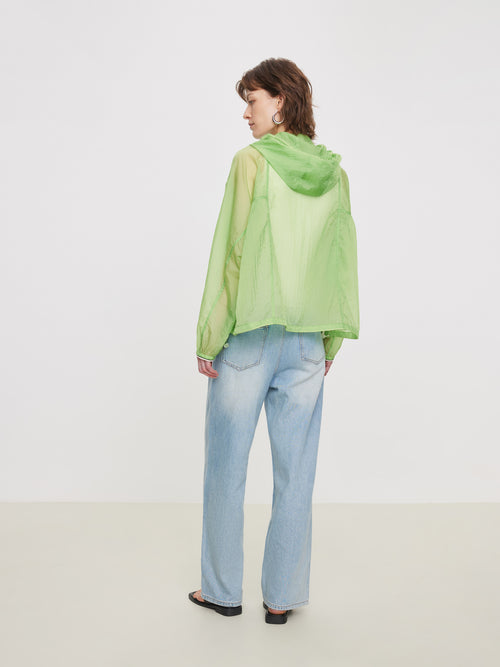 Veste légère en peau