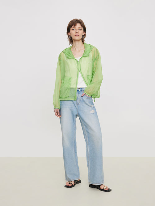 Veste légère en peau