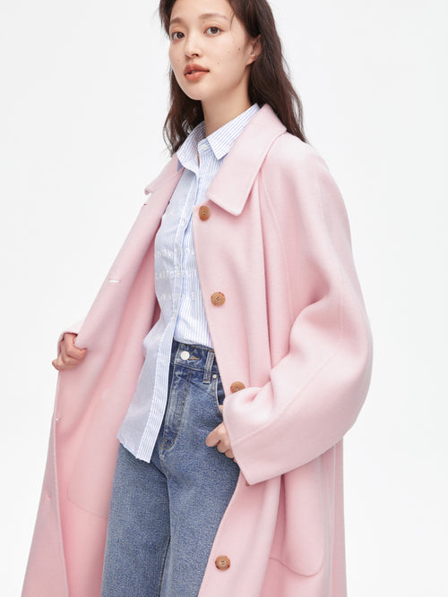 Soft Pink Goddess Coat