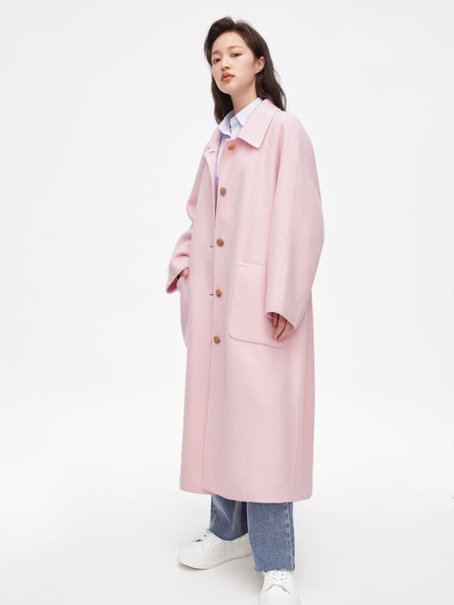 Soft Pink Goddess Coat