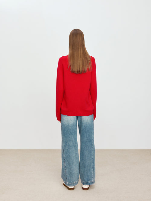 Sunshine Rainbow Little White Horse Sweater