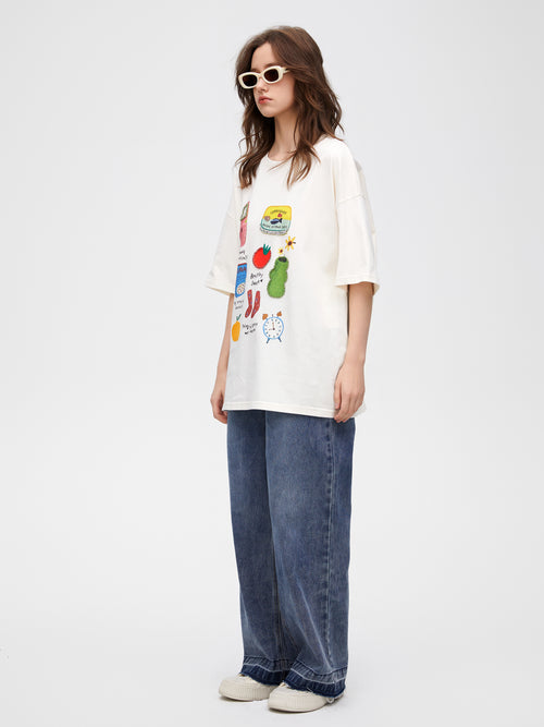 Versatile Relaxed Cropped Jeans