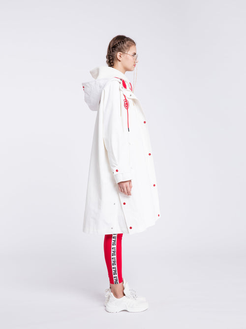 White Trench Coat - Urlazh New York