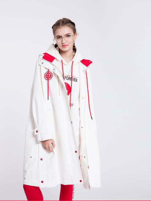 White Trench Coat - Urlazh New York