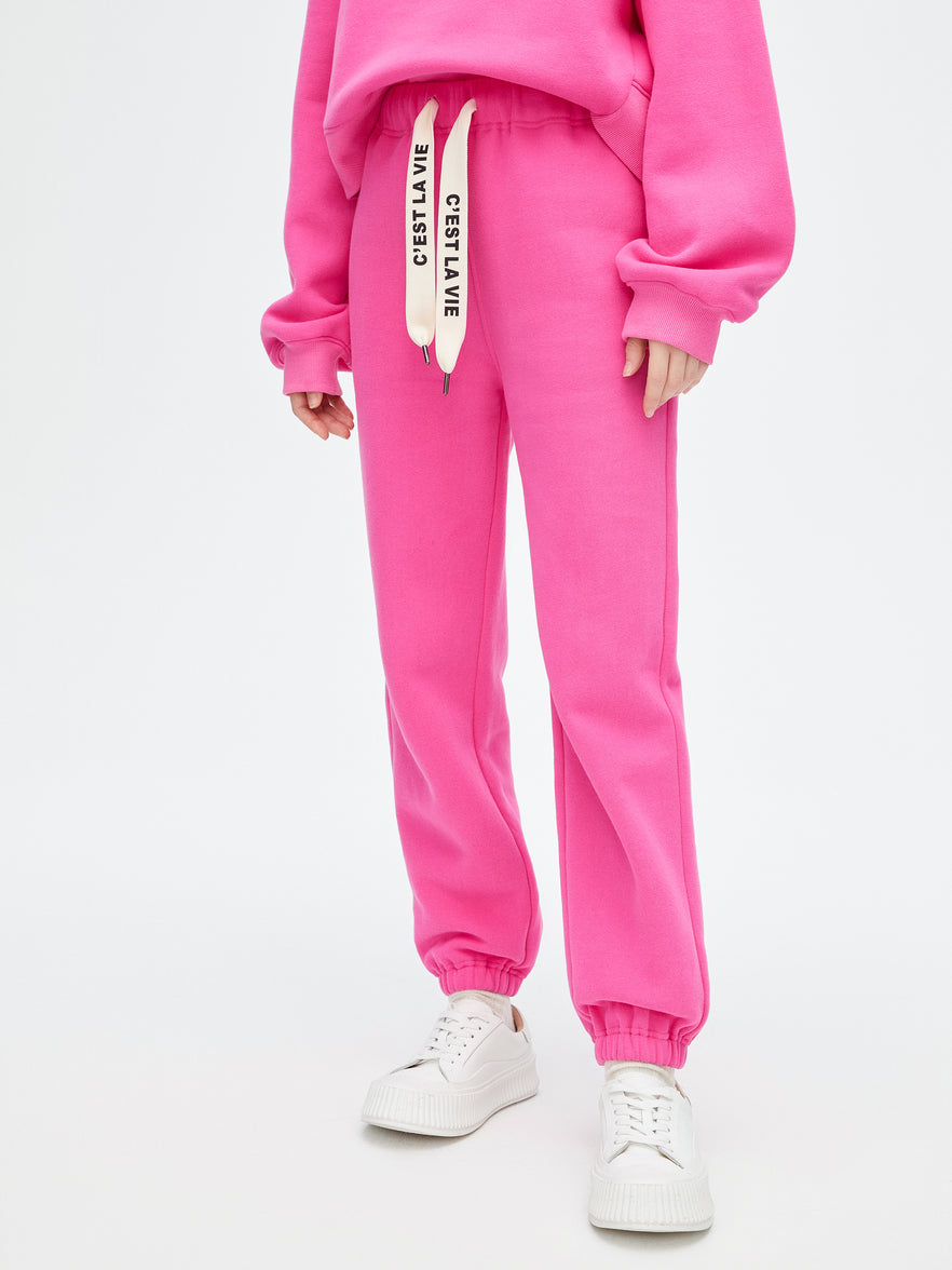 Rose Pink Set-Sweatpants - Urlazh New York