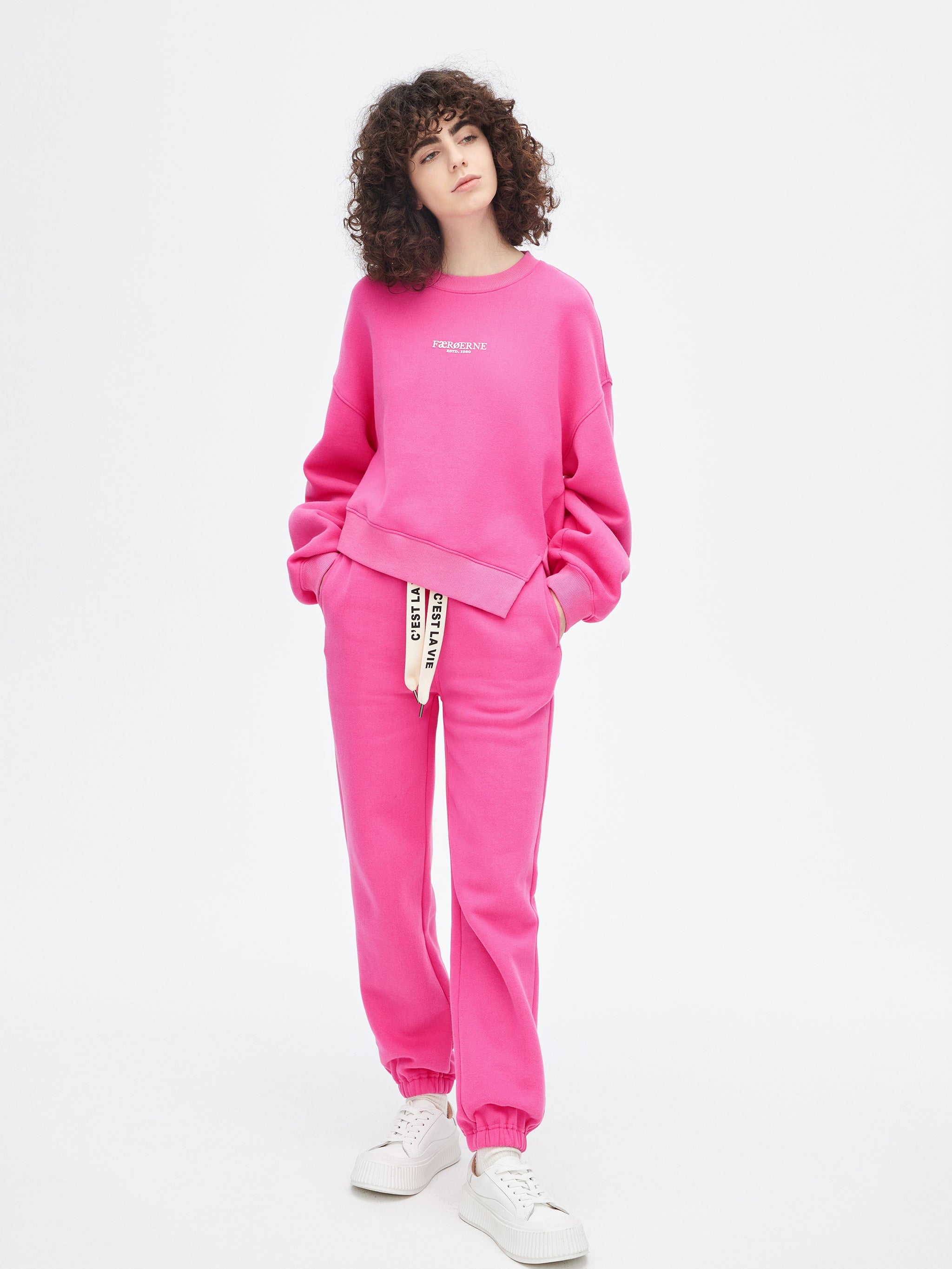 Pink cheap rose sweatpants