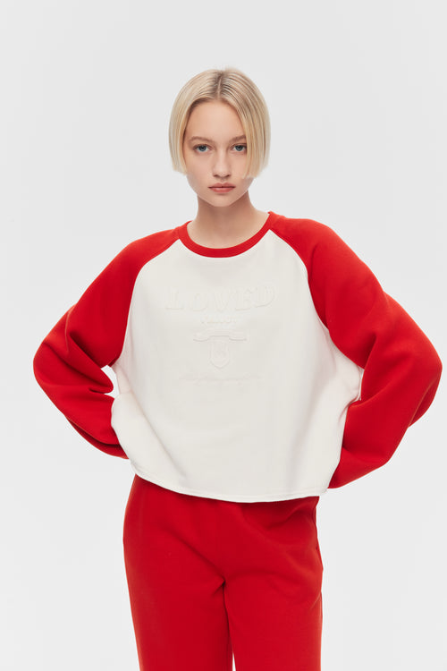 Ketchup Colorblock Sweatshirt