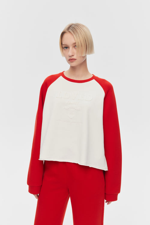 Ketchup Colorblock Sweatshirt