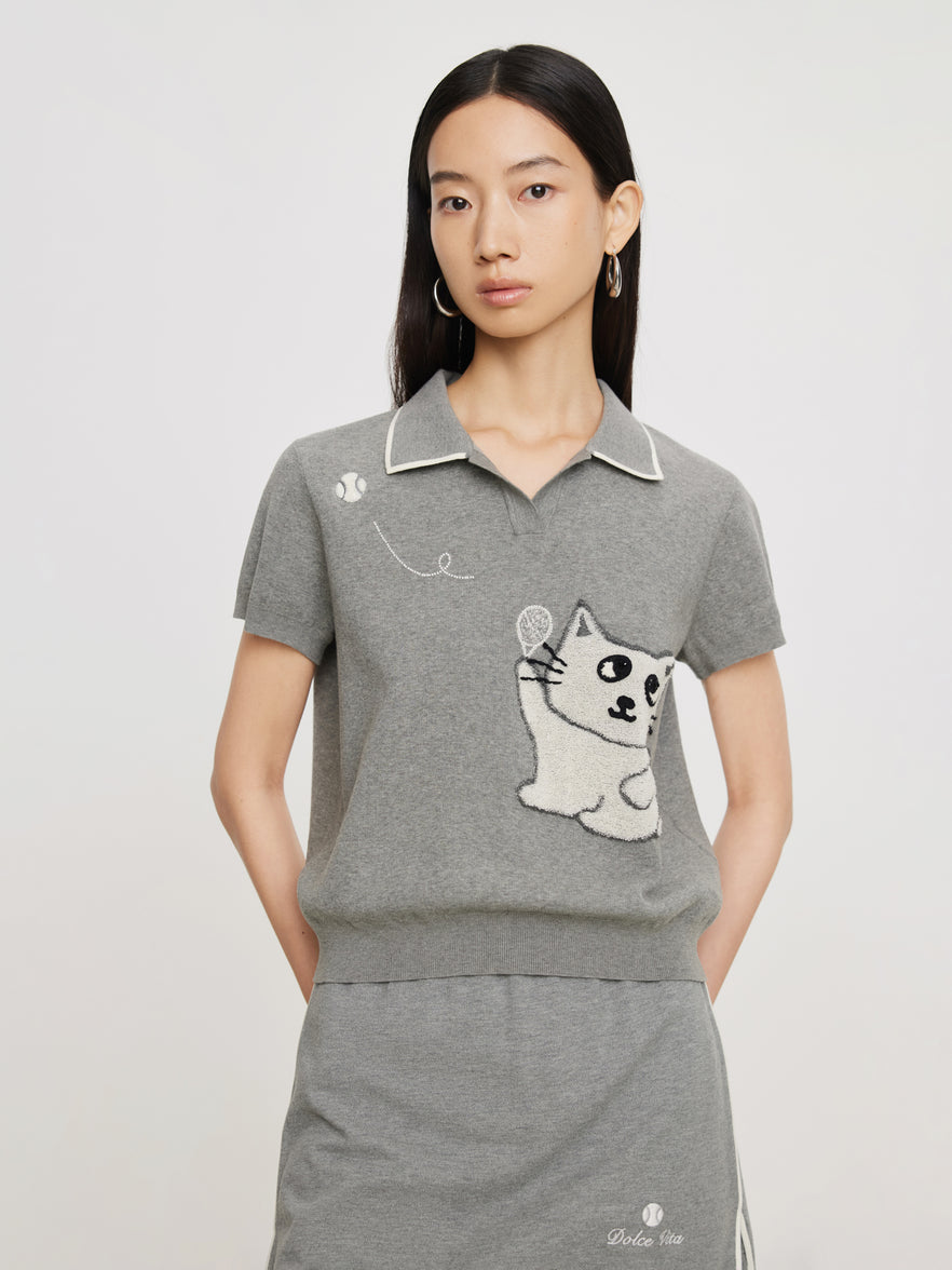 Tennis U-Cat Pullover - Urlazh New York