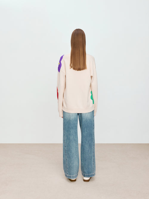 Warm Spring Blossoms Sweater