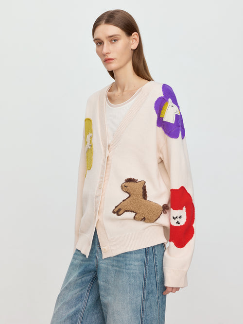 Warm Spring Blossoms Sweater