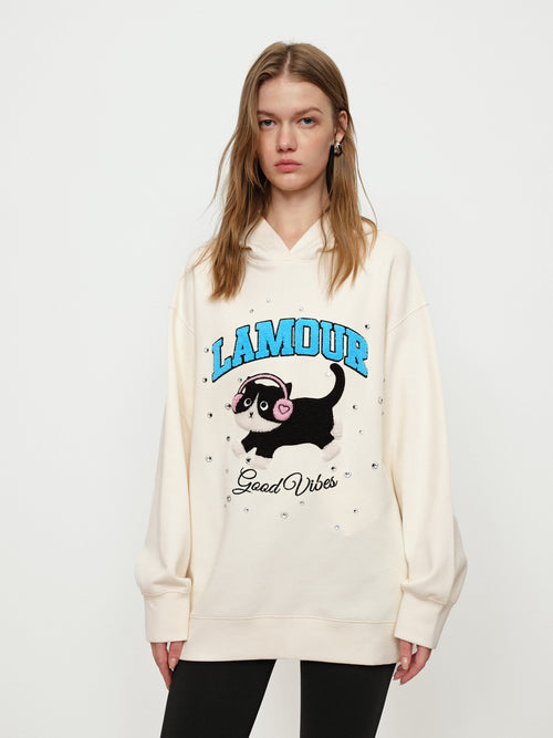 U-CAT That Listen To Music-Hoodies