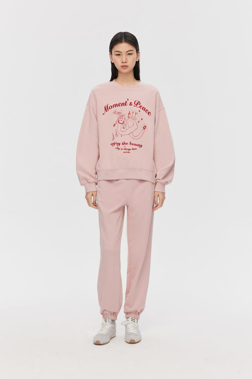 Tobacco Pink Attack Sweatshirt