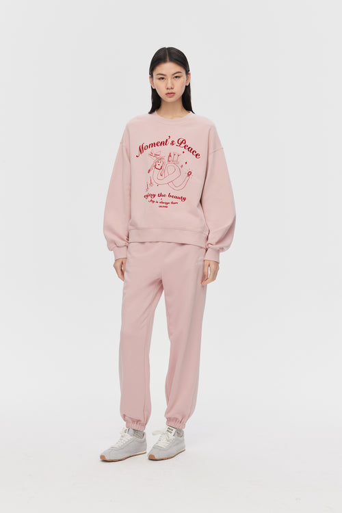 Tobacco Pink Attack Sweatshirt