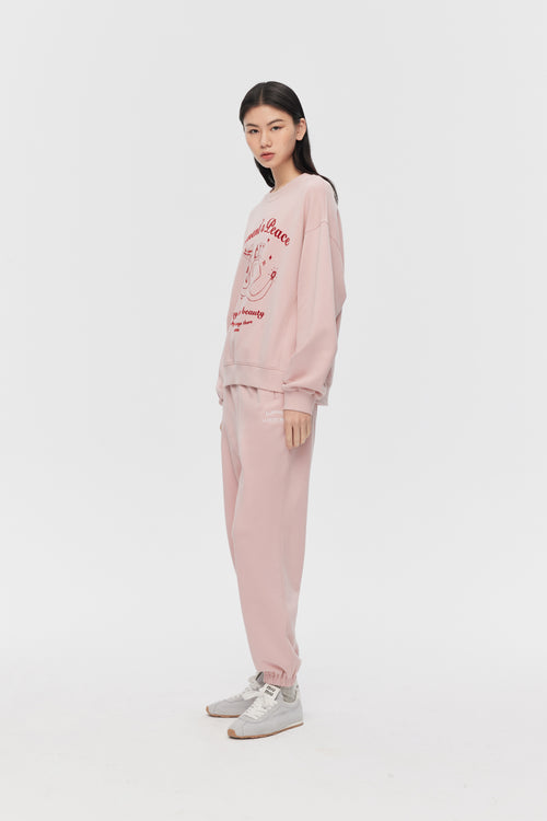 Tobacco Pink Attack Sweatshirt