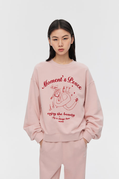 Tobacco Pink Attack Sweatshirt