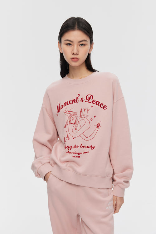 Tobacco Pink Attack Sweatshirt