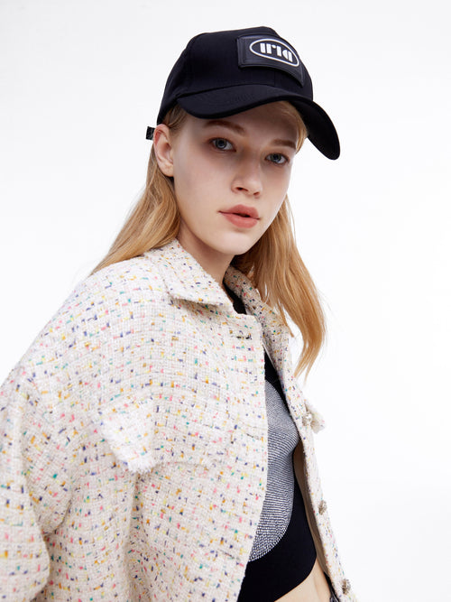 Cropped Tweed Trucker Jacket - Urlazh New York