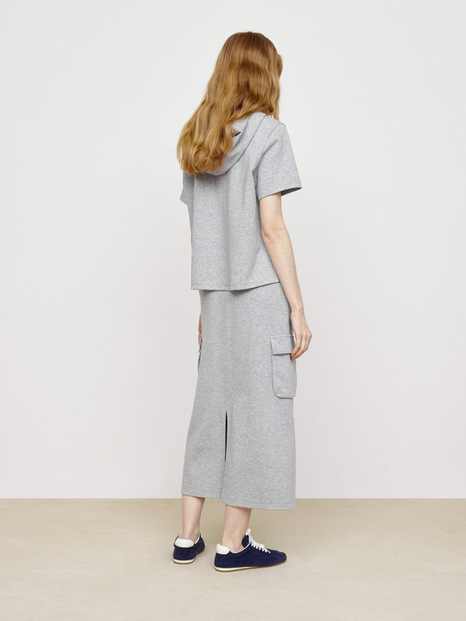 Sesame Gray Sequin Top