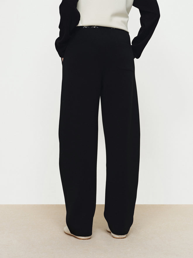 Plaid Patchwork Style Pants