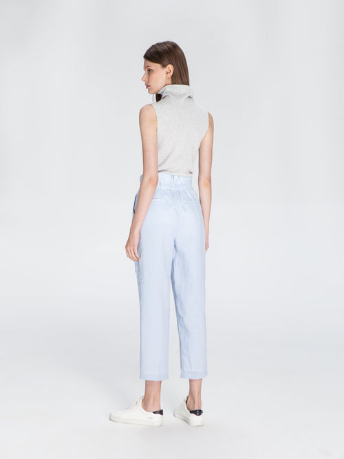 Serenity Blue Embroidered Suit-Pants