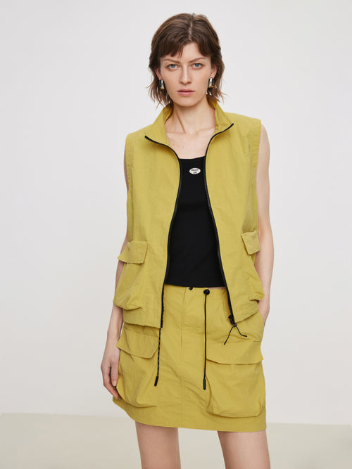 Sunset Yellow Outdoor Vest