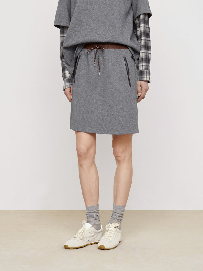 Charcoal Ash Coconut Half Skirt