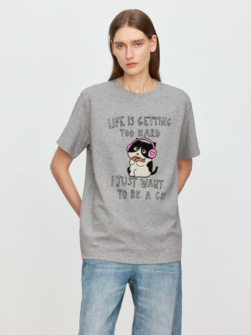 Greedy Cat Tee