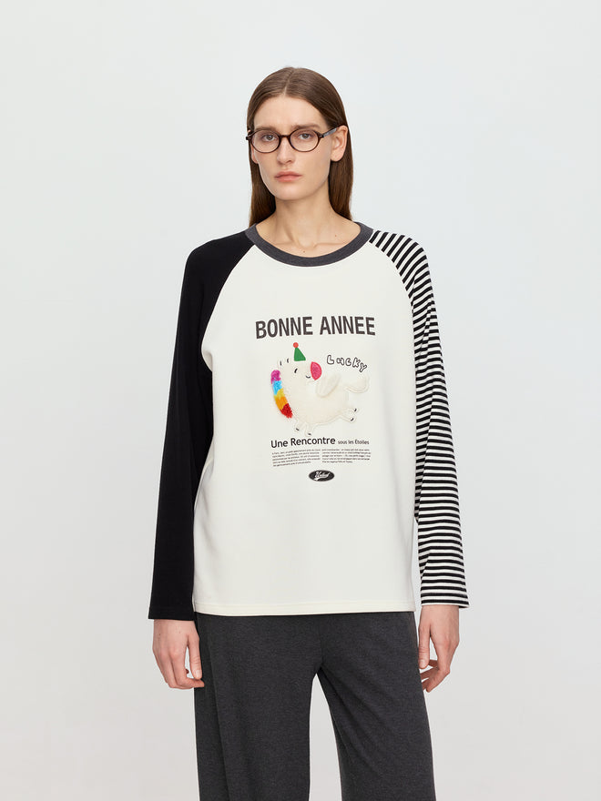 Sunshine Rainbow Little White Horse Tee