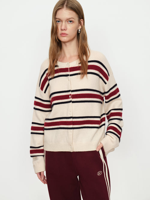 Wine Stained Cherry Cardigan