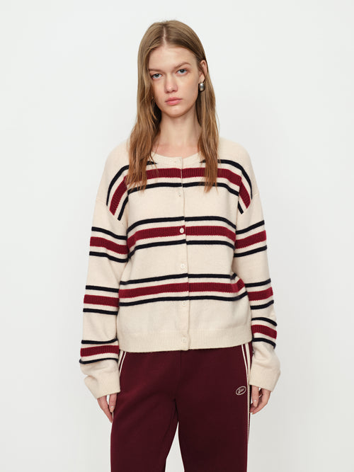 Wine Stained Cherry Cardigan