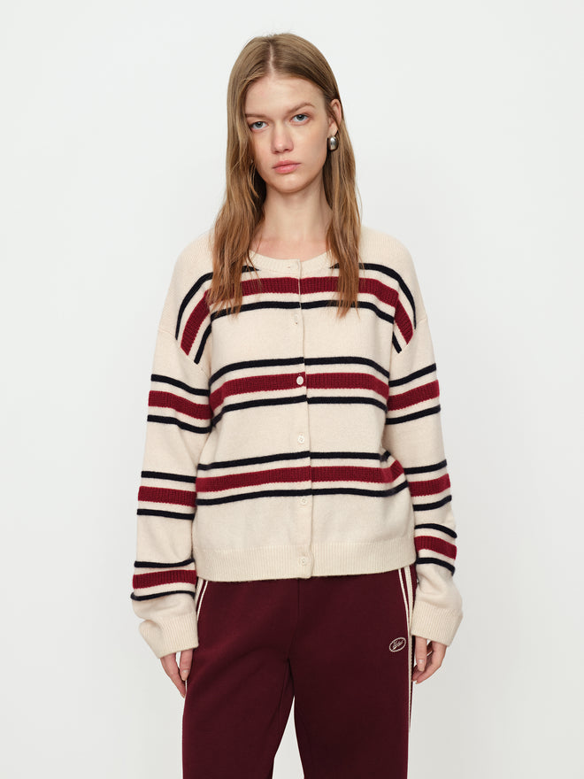 Wine Stained Cherry Cardigan