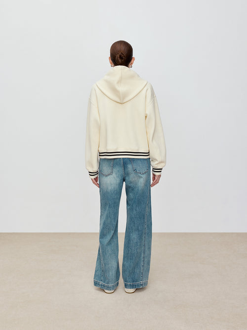 Honeycomb Knitted Coat